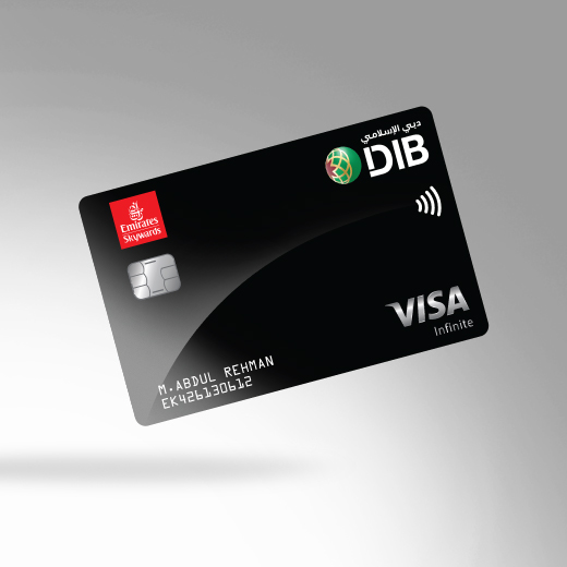 The Emirates Skywards DIB Infinite Covered Card card artwork